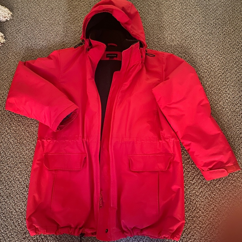 Lands End Weathertec Winter Insulated Waterproof Coat